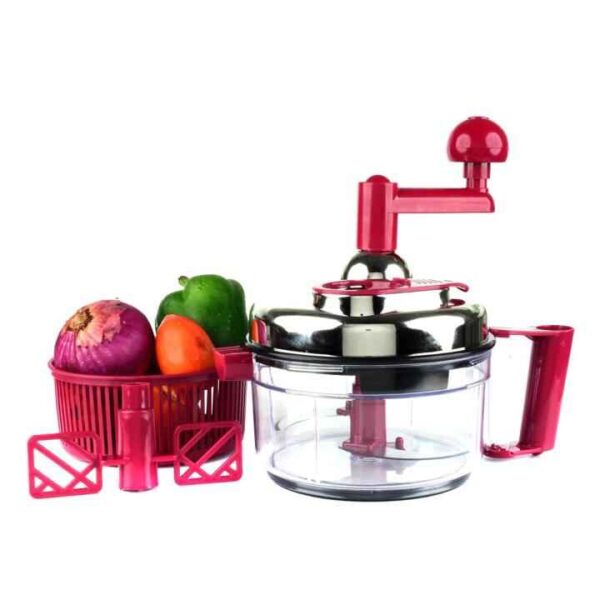 Multi-Functional High Quality Manual Quick Chopper with Stainless Steel Blades – Hand Pull Food Processor - Image 2