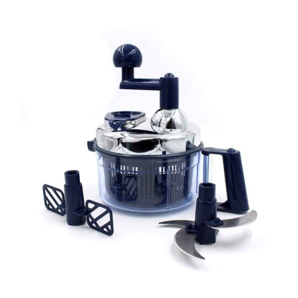 Multi-Functional High Quality Manual Quick Chopper with Stainless Steel Blades – Hand Pull Food Processor