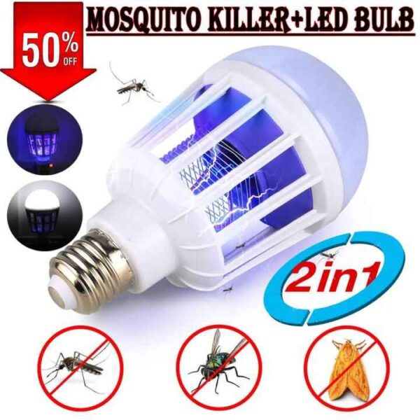 15W LED Mosquito Killer Lamp – Eco-Safe Electric Bug Zapper for Indoor & Outdoor Use - Image 2