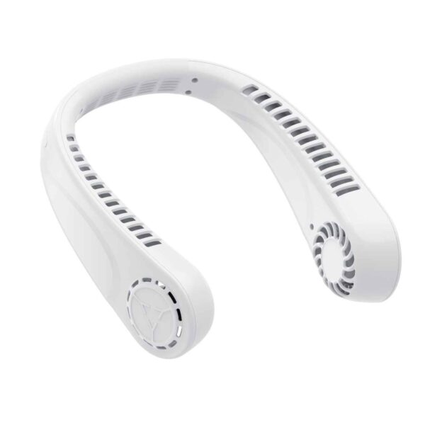 Portable Neck Fan with LED Display – 5-Speed, Bladeless, USB Rechargeable, Silent Operation