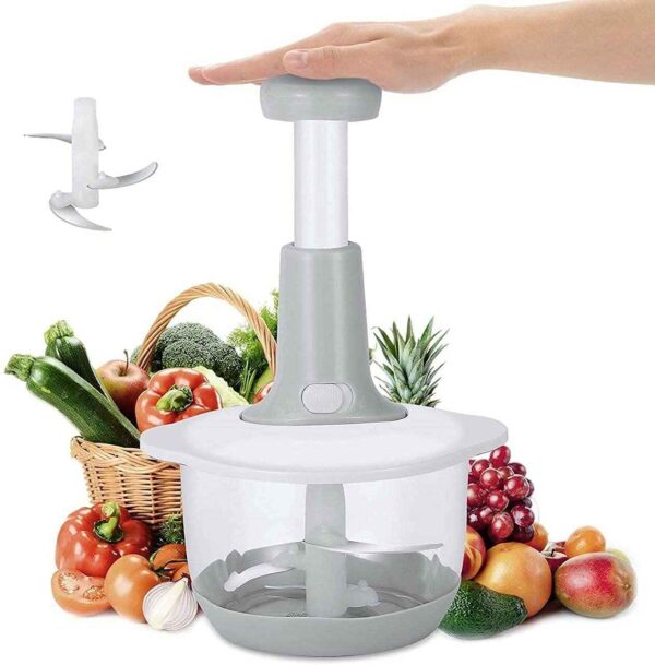 Multi-functional 2L Push Chopper – With Complete Accessories & Safety Lock - Image 3