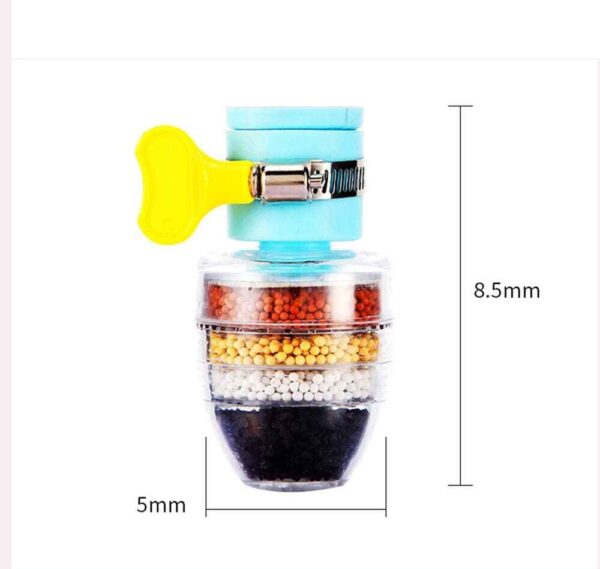 Multi-Layer Tap Water Purifier Filter – Kitchen & Bathroom Faucet Water Cleaner