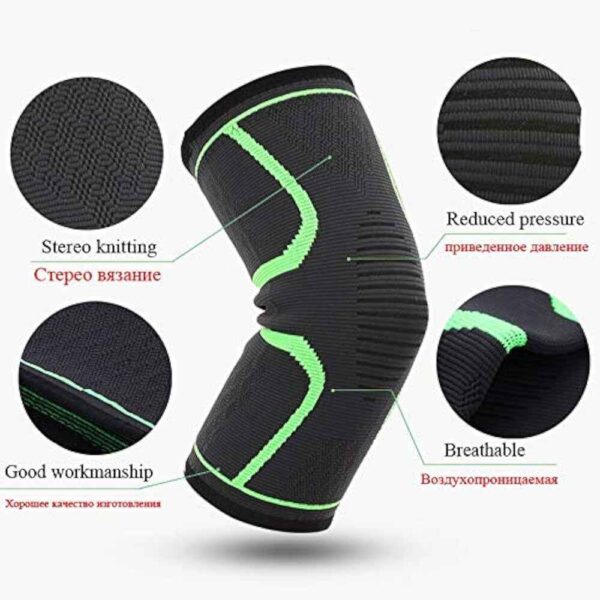 Knee Support Band with 3D Weave – Adjustable Pressure Support for Men & Women - Image 4