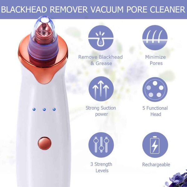 Daweir Upgraded Blackhead Remover – Pore Vacuum Cleaner & Facial Cleaner Kit - Image 2