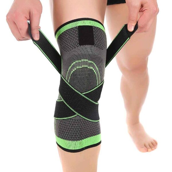 Knee Support Band with 3D Weave – Adjustable Pressure Support for Men & Women - Image 3