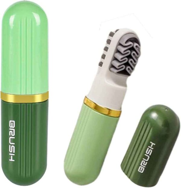 3-in-1 Shoe Cleaning Brush with Soap Dispenser – Soft Bristles for Shoes, Suede, Clothes & More - Image 2