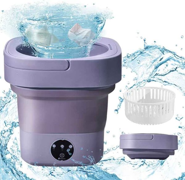 Folding Mini Washing Machine + Dryer | Portable USB Washer for Small Loads - Image 4