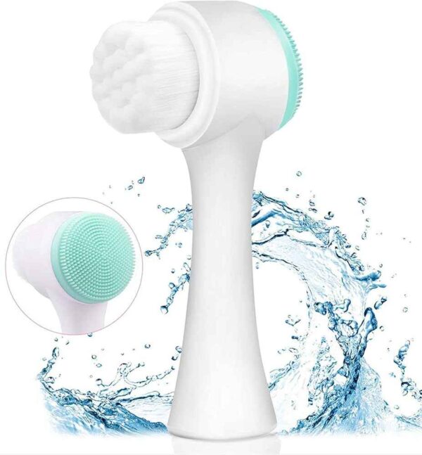 2-in-1 Facial Massager & Cleansing Brush – Deep Pore Cleanser & Skin Lifting Tool
