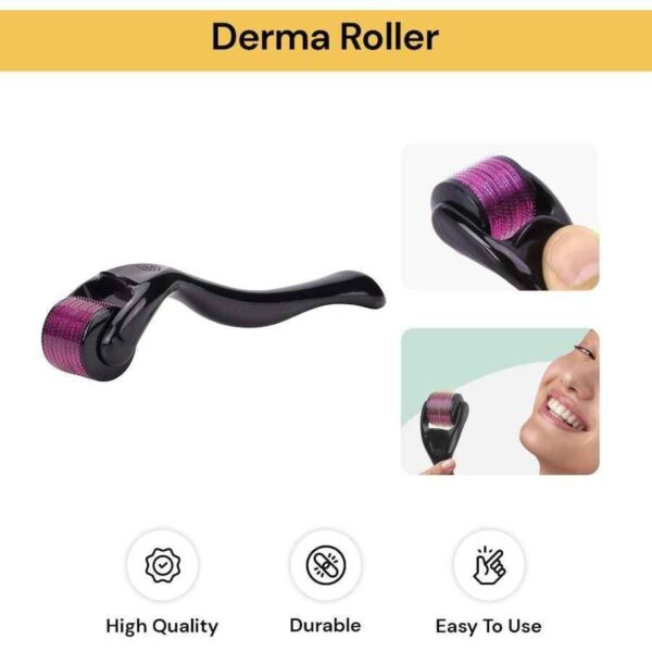 Titanium Derma Roller 0.5mm – Premium Quality with Tray & Storage Box | Skin Rejuvenation Tool - Image 2