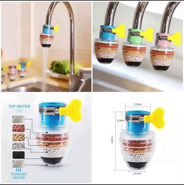 Multi-Layer Tap Water Purifier Filter – Kitchen & Bathroom Faucet Water Cleaner - Image 3